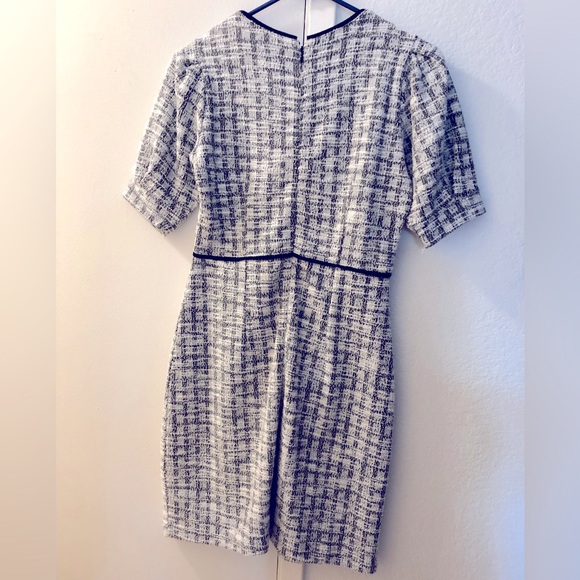 Banana Republic Plaid Tweed Sheath Dress - Picture 3 of 4